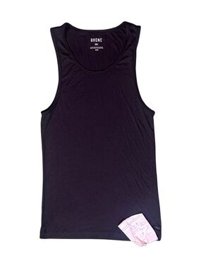 Rhone Black Performance Ribbed Tank Top Active NWT M (Fits Men’s Size  Small)